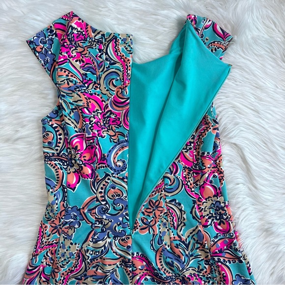Lilly Pulitzer Briella Aqua Bait & Switch Dress - Picture 10 of 12